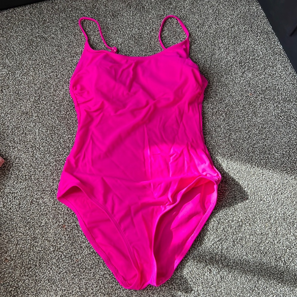 Hot Pink One Piece Swimsuit 🥵 🔥